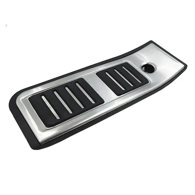 3pcs LHD Stainless Steel Auto Fuel Brake Footrest Pedal Cover Cap Pad Cover Set For Audi A6 C8 Type 4K 2019-2024 A7 2021 - view 4