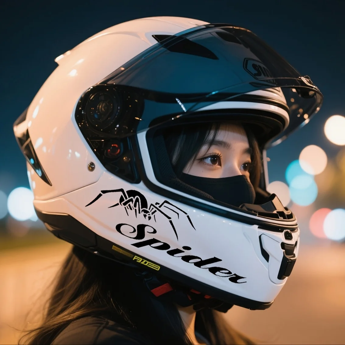 

2PCS/SET Trendy Spider "Spider" Sticker, Suitable for Journals, Power Banks, Pencil Cases, Door Signs & Keychains