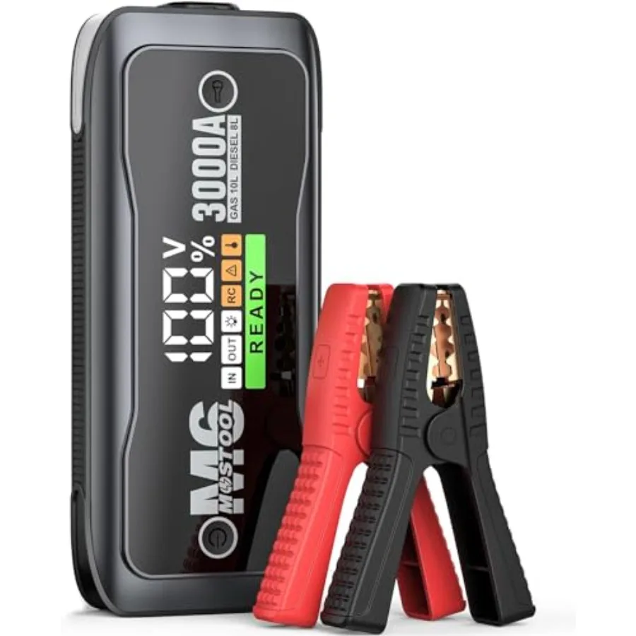 محمول Jump Starter 3000A M6 مع بطارية عالية السعة لمركبة موثوقة بدءا في حالات الطوارئ مثالية للسيارات M