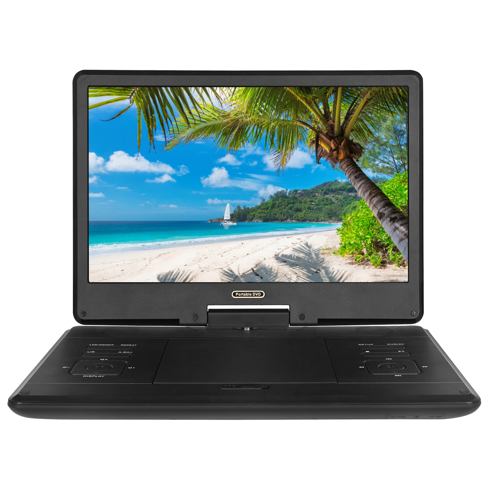 مشغل DVD محمول متعدد الاستخدامات ومتوافق لجميع التنسيقات المتوافقة مع VCD/DVD/CD/MP3/MP4/RMVB