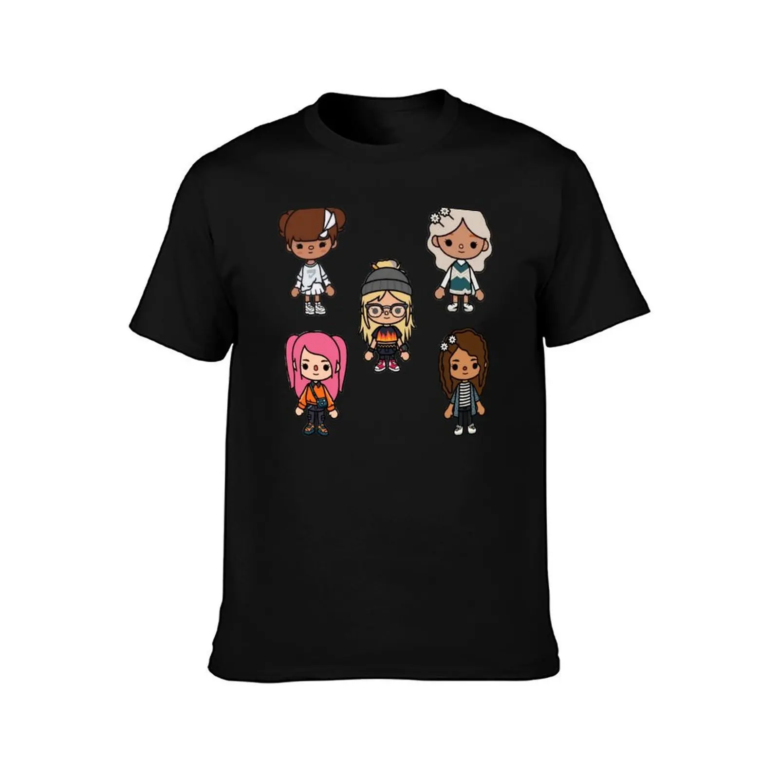 Toca Boca For Kids Pack T-Shirt Standard Fit Solid Tee Shirt T-Shirt
