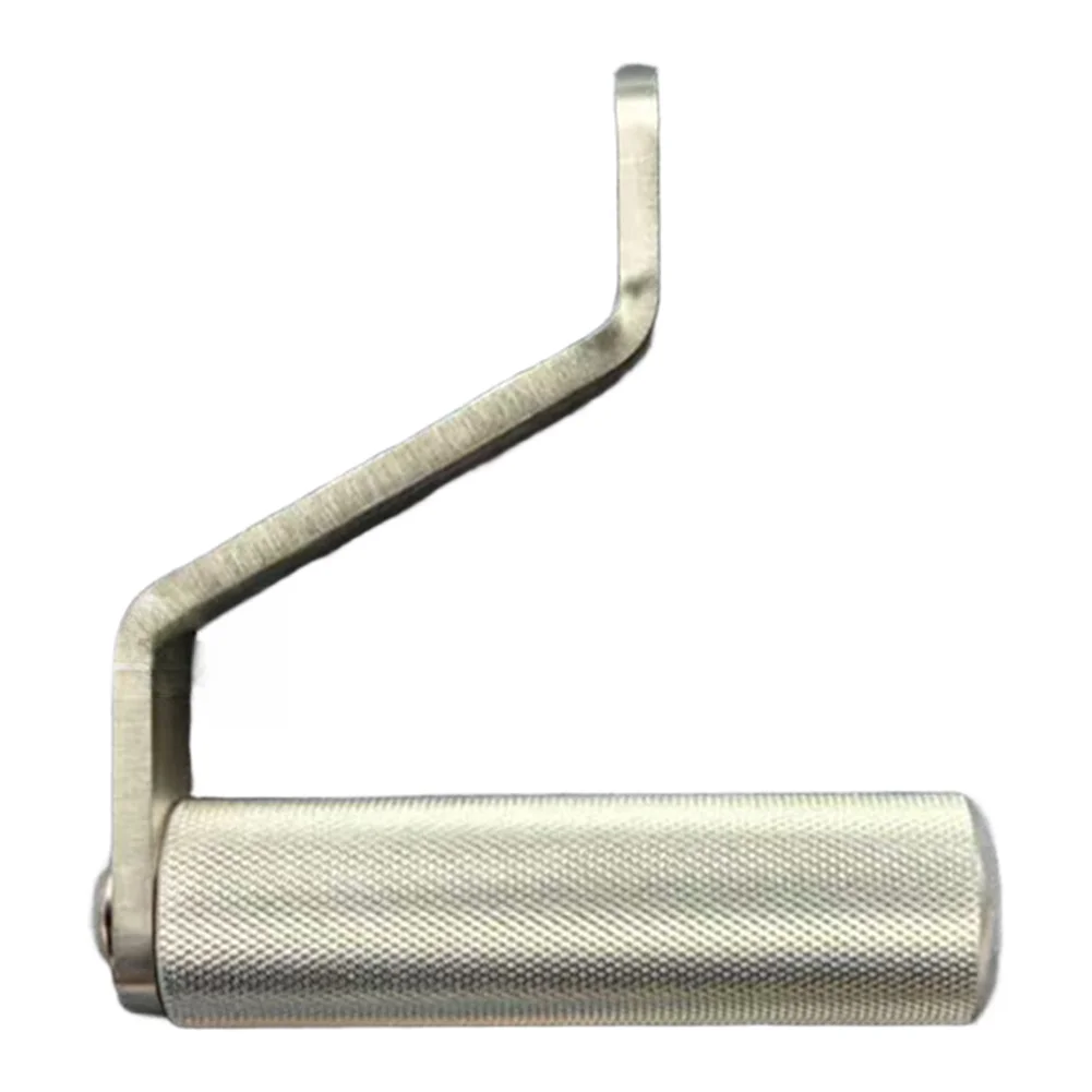 1pcs High Position Pull Down Handle Bar Aluminum Alloy For Gym Cable Machine Lat Pulldown Back Easy To Install