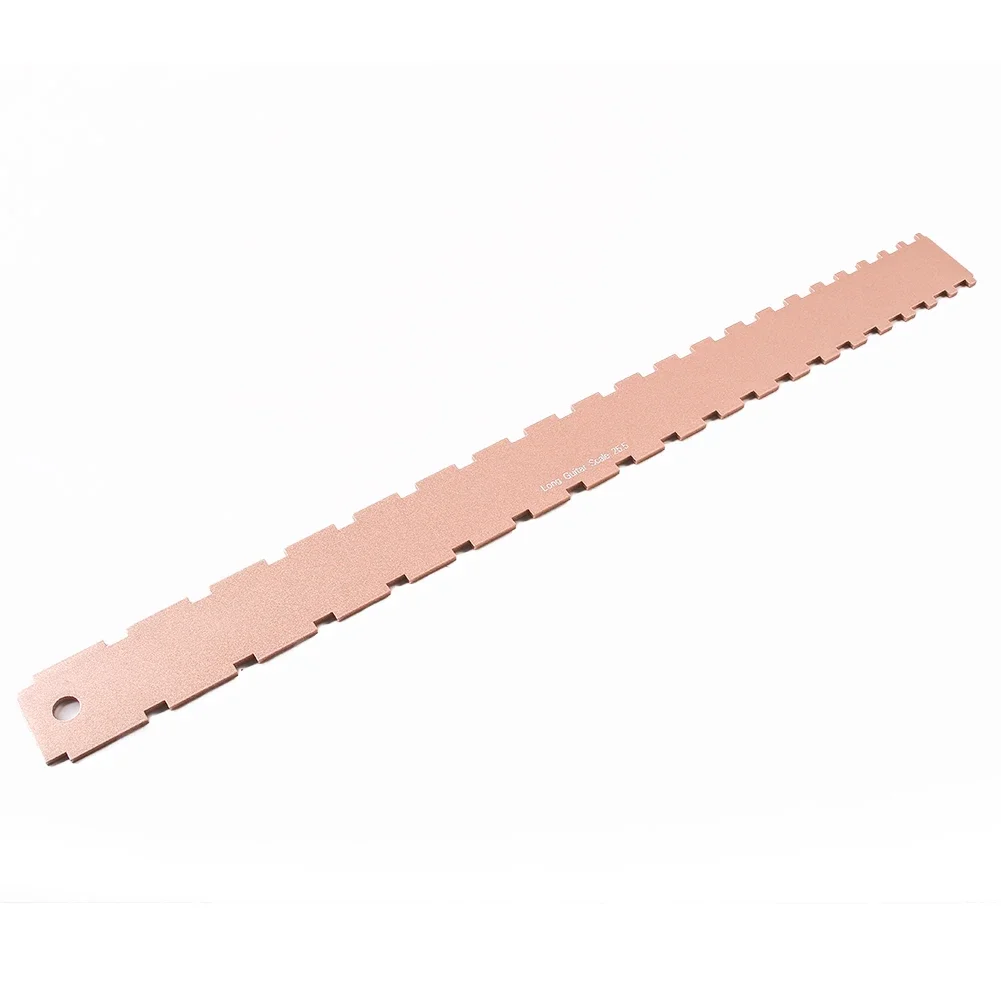 

Measuring Ruler Guitar Luthier Tool Straight Edge Tool 1pc 41.8*3.7*0.3cm Luthier Measuring Ruler Notched Gauge Guitar Neck