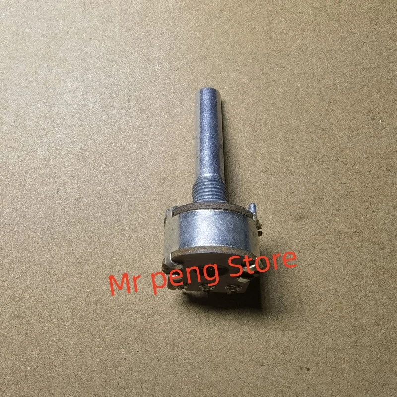 1pcs  Type 148 dual potentiometer B10K B20K B50K B100K B250K Handle length 30MMF/CC with center point