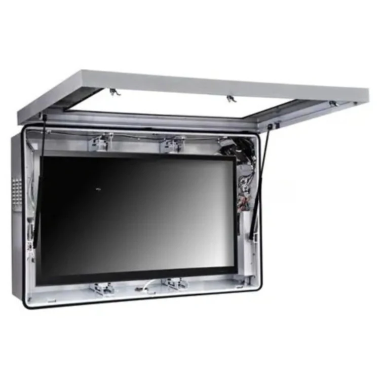 TV-Schutz Professionelle Outdoor-TV-Schale Aluminiumlegierung aus verzinktem Stahl IP67-Schutz Langlebig regen- und staubdicht