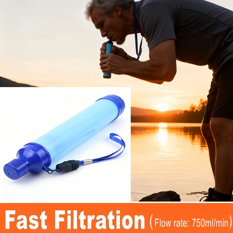 

Emergency Water Purifier Professional-Portable Filter for Mountaineering Survival Disaster Response Reliable Drinking Water