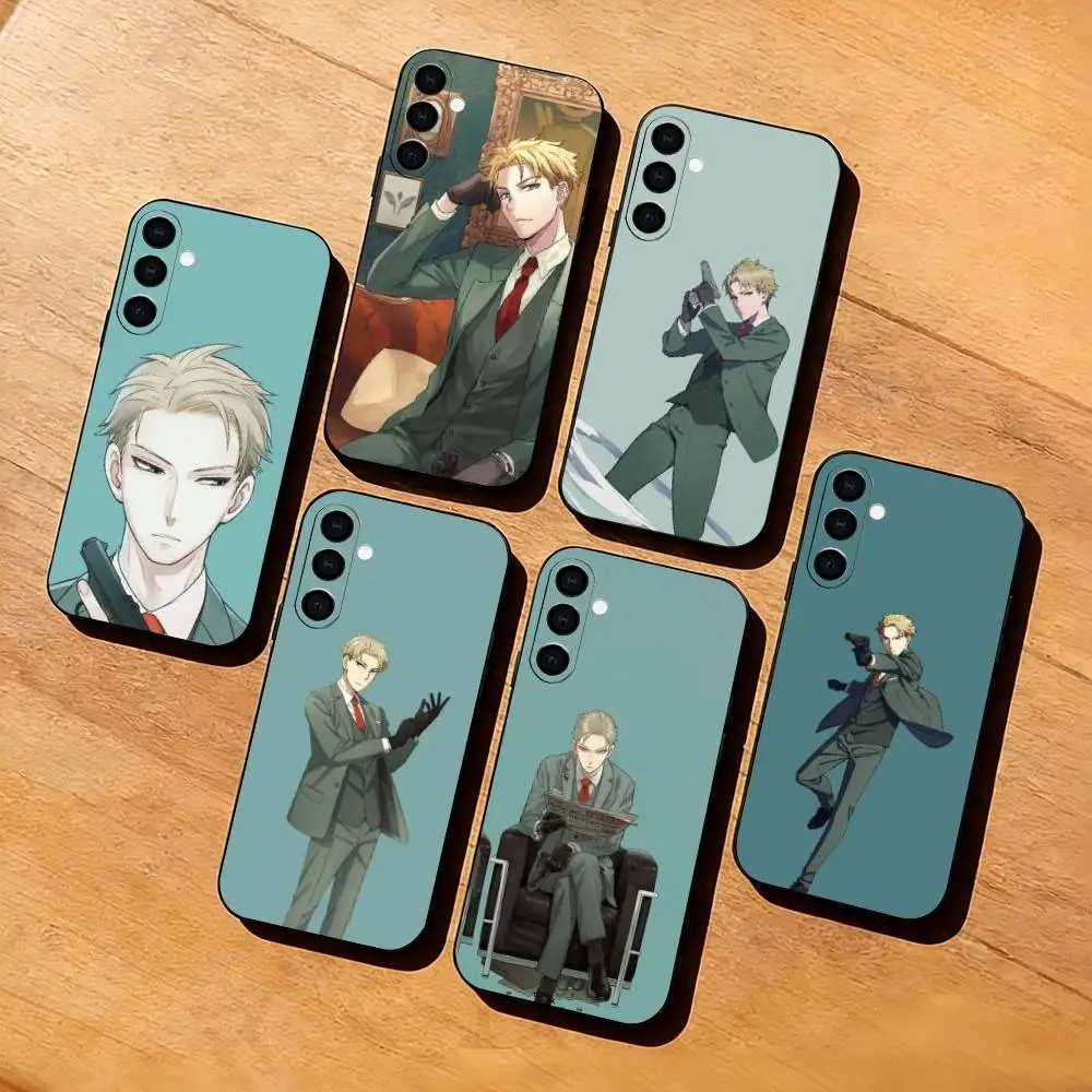 H-Handsome L-Loid F-Forger Phone Case Black Silicone Soft For Samsung Galaxy A73,A72,A71,A70,A53,A52,A51