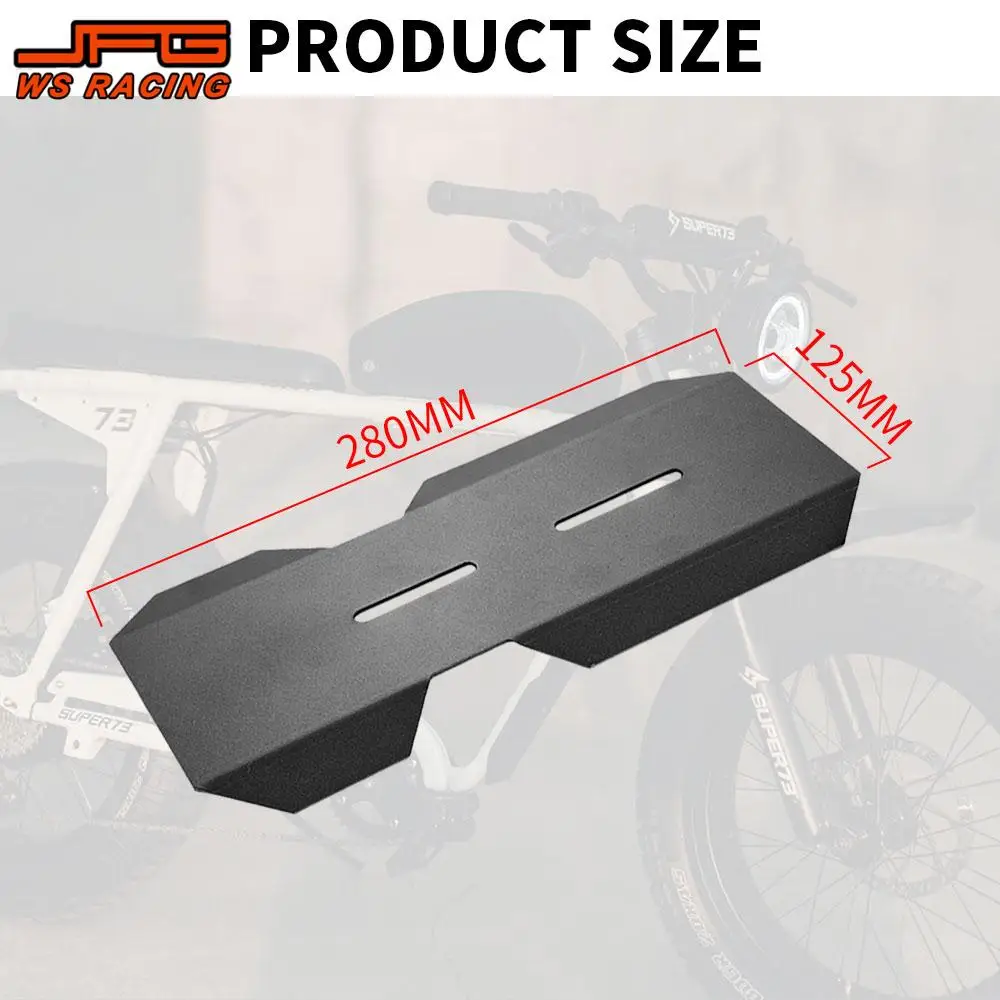 Motorcycle Accessories Middle Mudguard Fender Cover Back Mudguard Splash Guard Protector For Super73 Super 73 S1 S2 RX Off-Road
