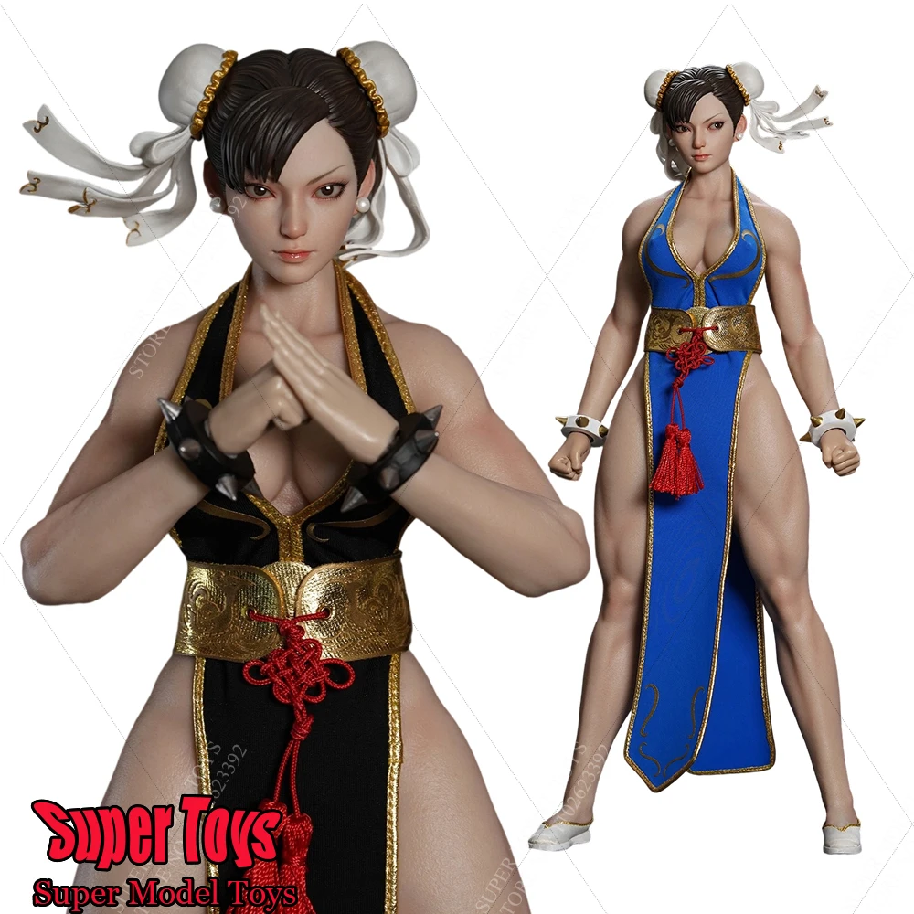 

PLAY TOY P023 1/6 Scale Female Soldier Street Fighter Chunli Fighting Goddess 2.0 Full Set 12inch Action Figure Model Gifts