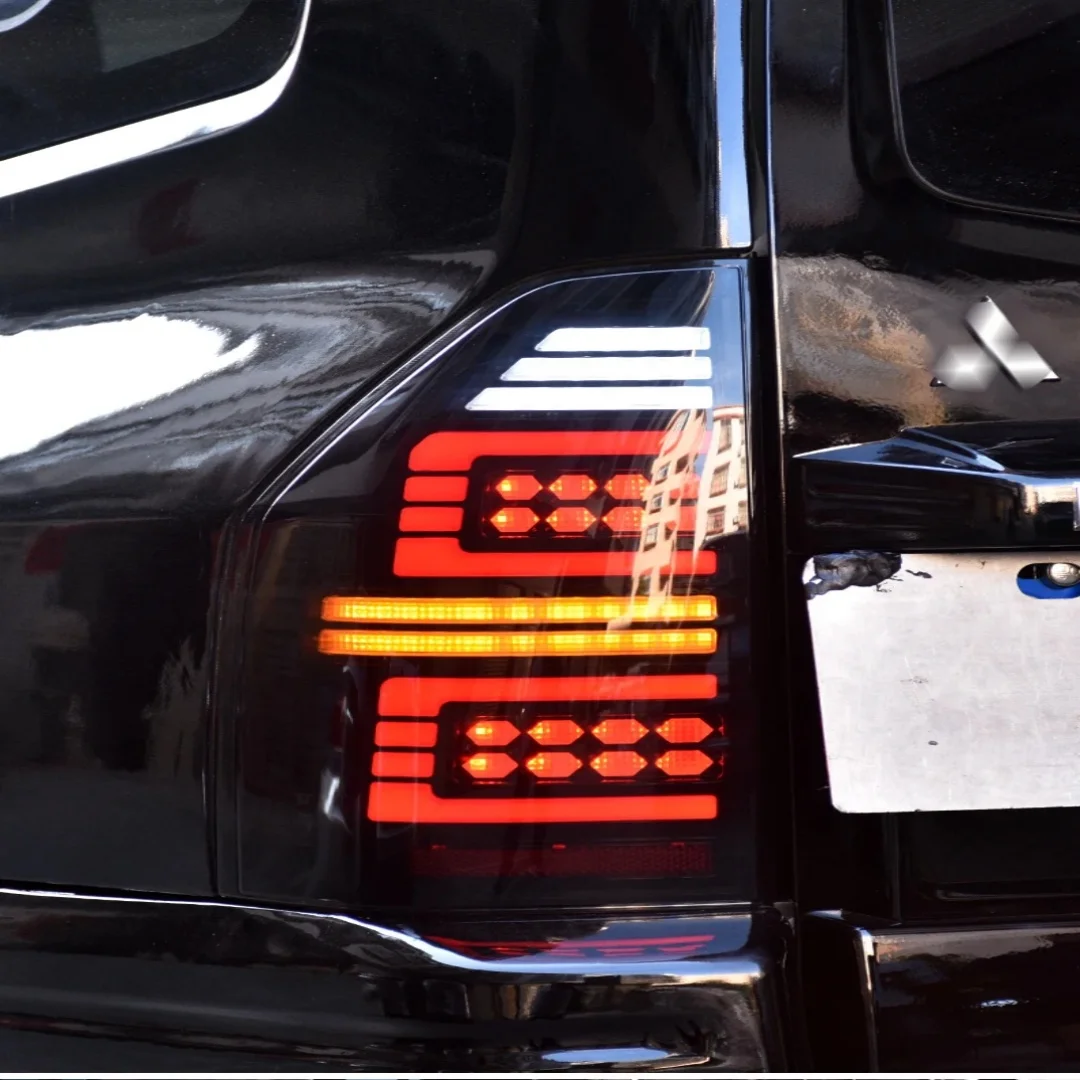 LED Tail light For Mitsubishi pajero V73 V75 V77 V87 V88 2004-2014 Dynamic Signal Animation DRL Automotive Accessories