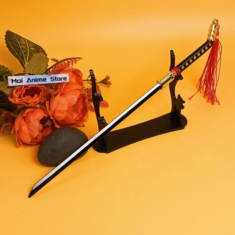 10インチ 浦原喜助 刀 金属製 アニメ ブリーチ 刀 サムライ セイバー スチール 忍者ナイフ 実物大 刀 刀身が切れにくいおもちゃ ギフト