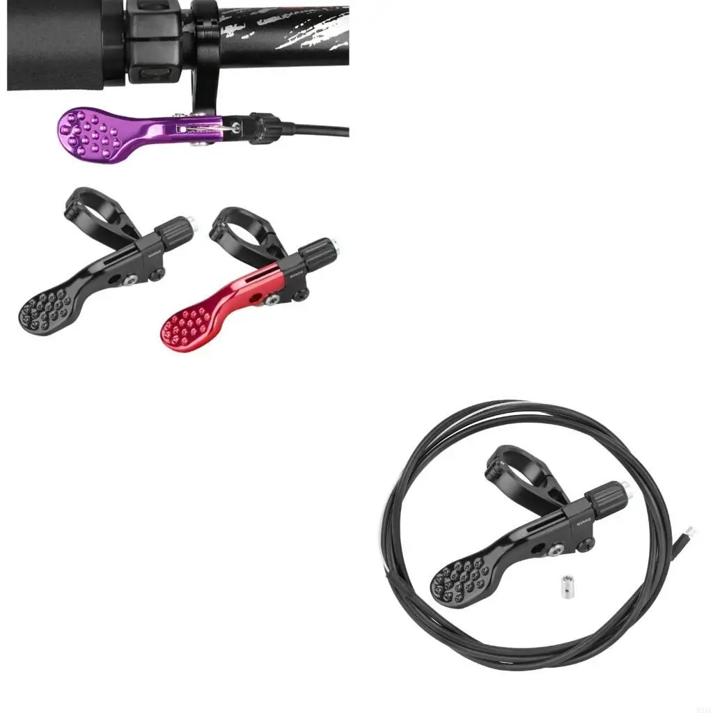 

Bicycles Seatpost Dropper Remote Lever Adjustable Lever for 22.2mm Handlebars