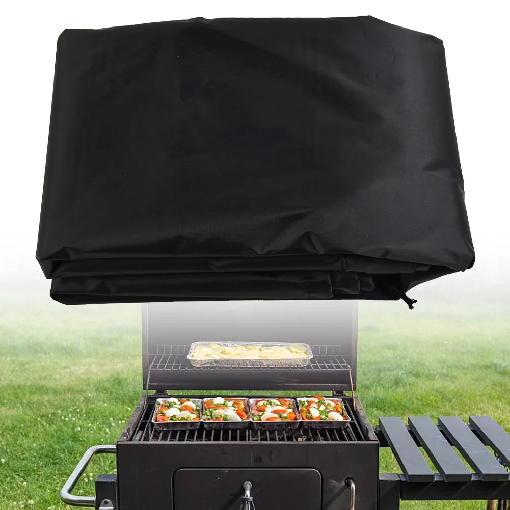 1 Pack Dust Cover BBQ Black Large Portable Premium Protector Waterproof Accessories For Weber Q2000/Q3000 1 Pack