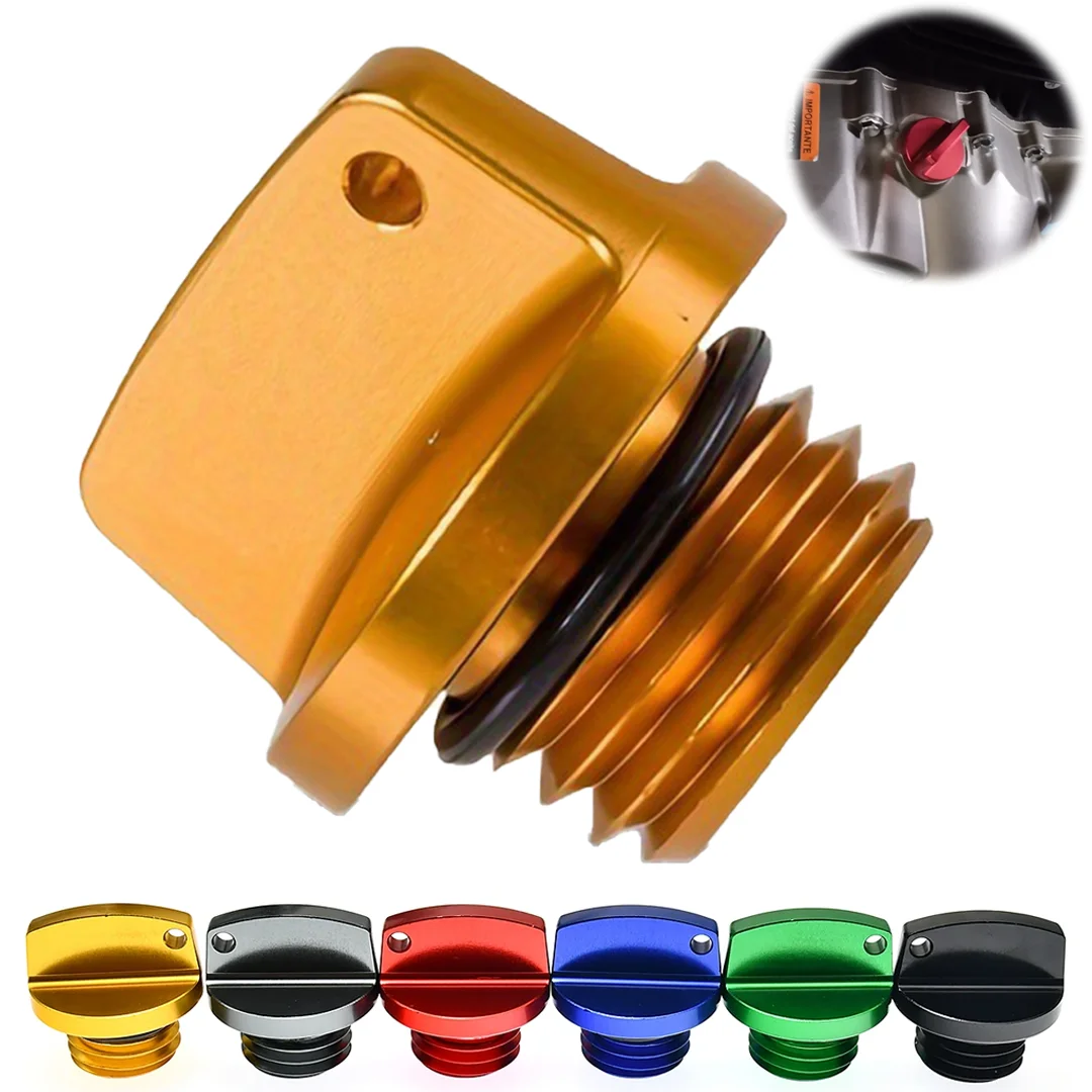 Durable Motorcycle Fuel Tank Cap Universal O-Ring Seal Anti-Leak Engine Oil Filler Cap Replacement Parts Moto Accessories