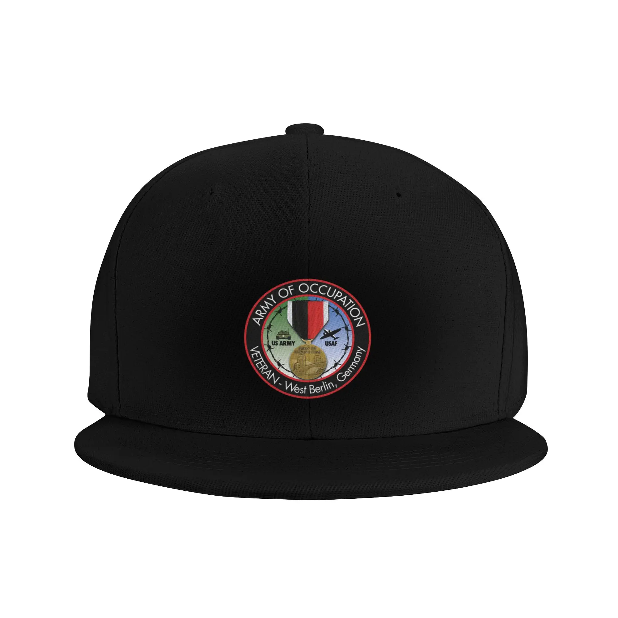 Fashion Army Of Occupation logo Flat Brim Sun Hat  Unisex Denim Hat Hat Men