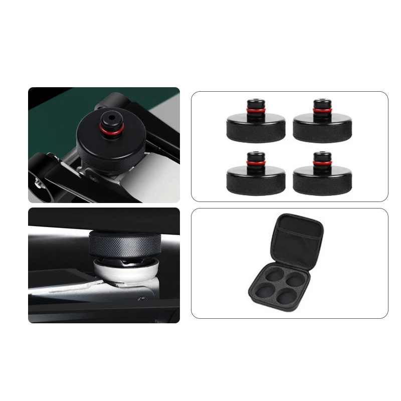 

Автомобильный аксессуар для Tesla Model 3 S X Y, резиновая подъемная Подушка-переходник, шасси-адаптер, с сумкой для хранения, автозапчасти