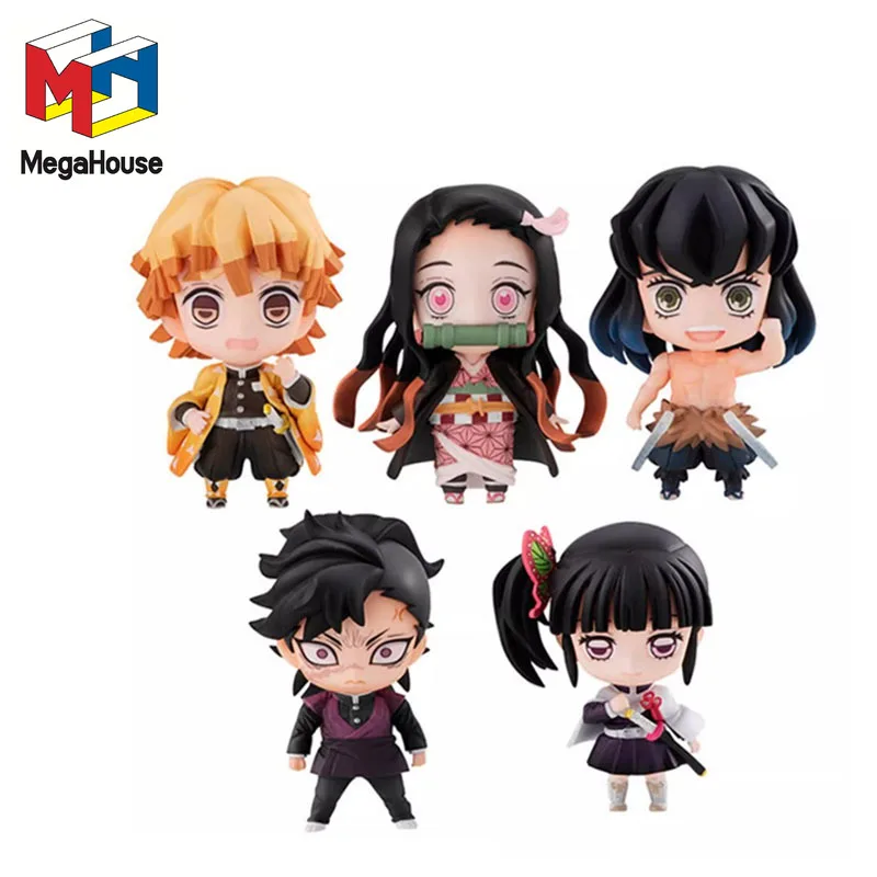 MegaHouse Genuine Demon Slayer Shokugan Agatsuma Zenitsu Tsuyuri Kanawo Box Egg Anime Action Figures Toys For Kids Gift Model