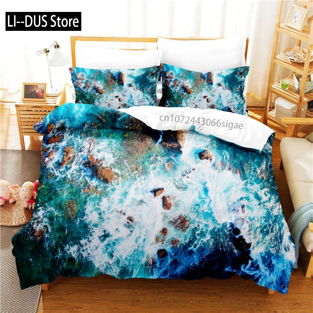 

Marine Reef Bedding Set Duvet Cover Set 3d Bedding Digital Printing Queen Size Bedding Set Fashion Design
