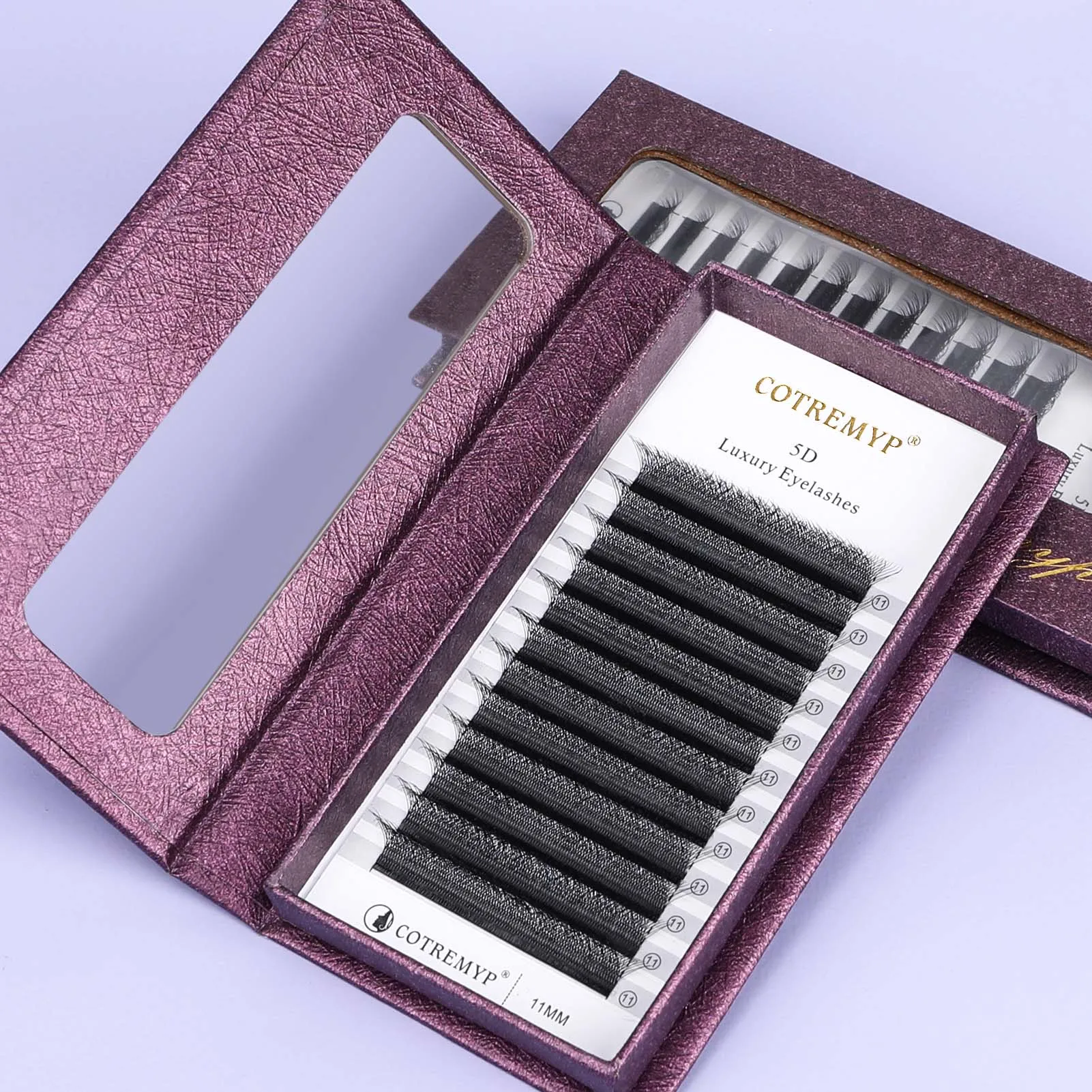 Individual False Eyelashes Grafted Lashes Easy to Use Realistic Look Lash Extension Kit Gift for Friends Family Members