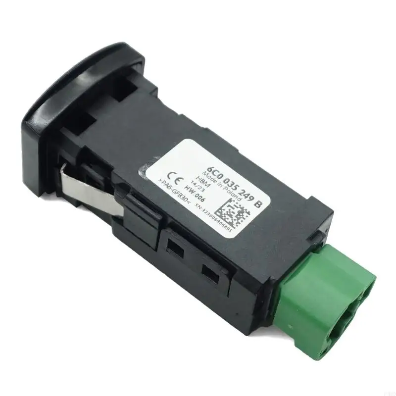 

High Speed USB And Auxiliary Input Connector Adapter Quick Connection Enhancing Sound For Golf Convertible IND 6C0035249B