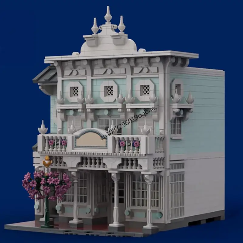 2123PCS City Hot Selling Street View Moc Magic Kingdom old hat store model DIY creative ideas Toy Assembly Puzzle Birthday Gift