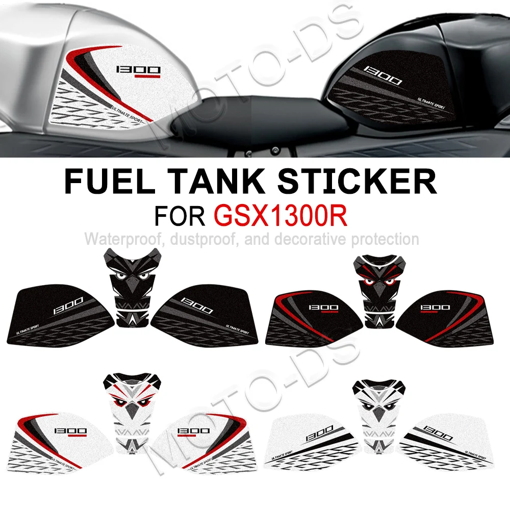 For Hayabusa GSX1300R GSXR 1300 GSX 1300R Motorcycle Bike Tank Sticker Fuel Tank Traction Pads Protection Decals