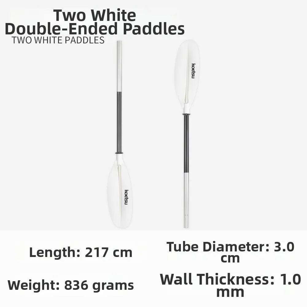 Adjustable Surfing Paddle Aluminum Alloy 6 Colors Convertible Detachable Single/Double Head Oar Paddle Multisizes