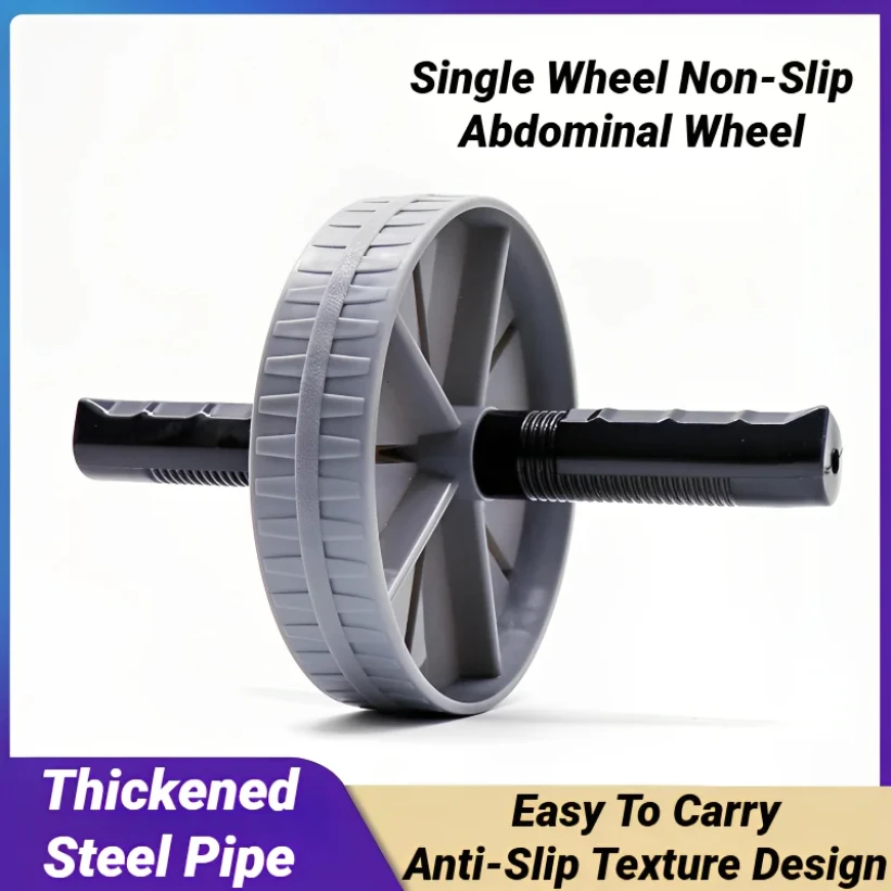 

Abdominal Wheel Strong Load Bearing Non-Slip Roller Strengthen Muscle Exercise Equipment Fitness Training Home Use Silent