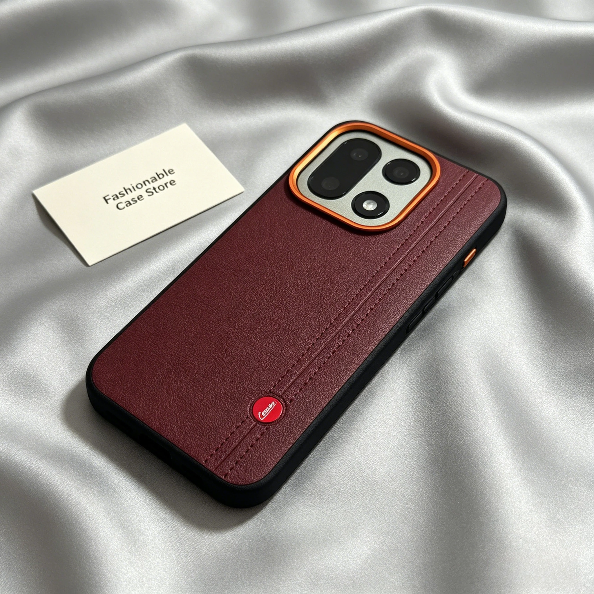 

For Oneplus 15 T Case Premium Leather Textured Lines Skin-friendly Scratch Resistant Shockproof Cover For Oneplus 15T Funda