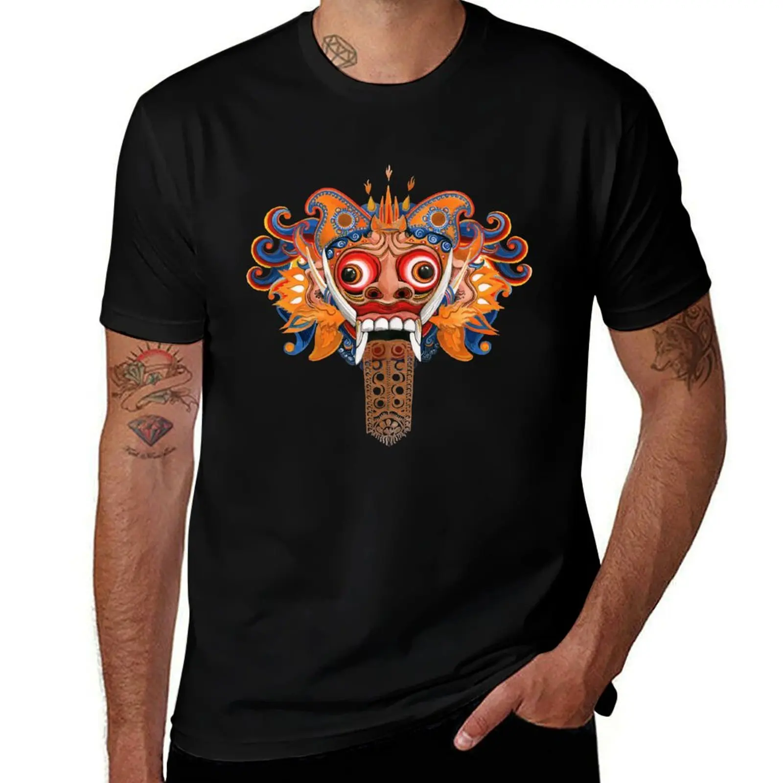 

Giri Kedaton - Barong T-Shirt tops oversized animal prinfor boys fitted t shirts for men