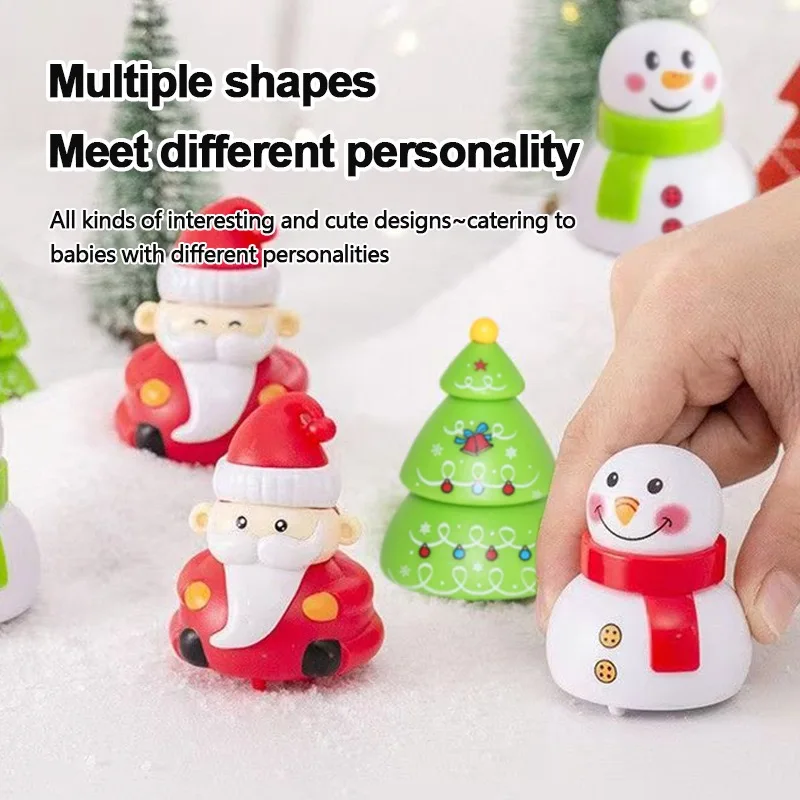 

Мультфильм Санта-Клаус Снеговик Рождественская елка откатом автомобиль интерактивная игрушка для родителей и детей подарок на день рождения с Рождеством