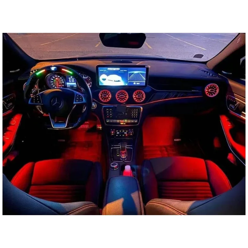 

Flexible Color Car Interior Decoration Led Lights Front Air Outlet Illuminated Ambient Light