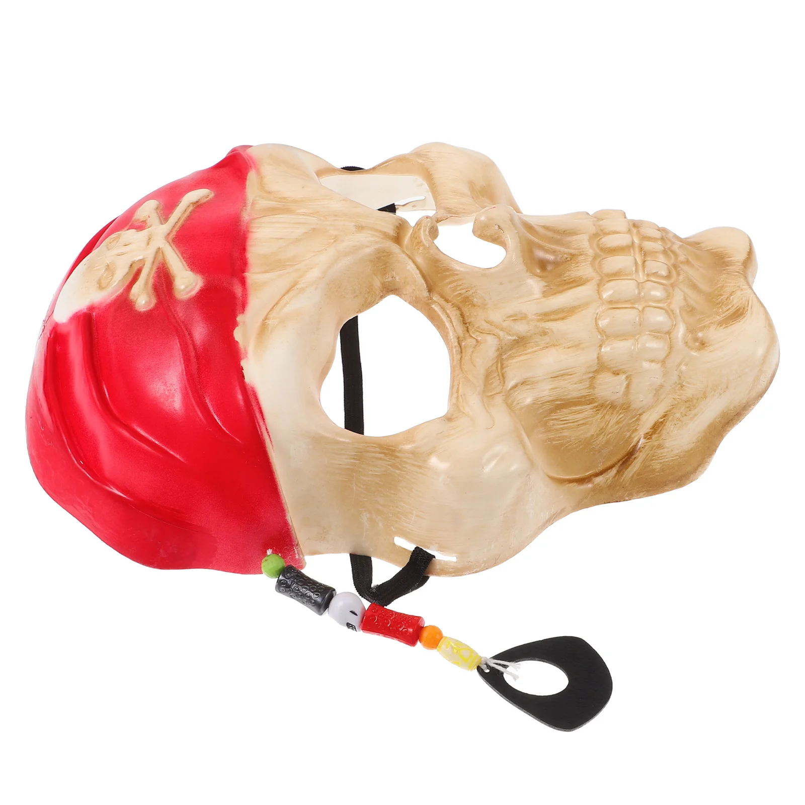 

Pirate Skull Mask Adjustable Elastic Band For Halloween Party Masquerade Cosplay Face Accessory Decorative Costume Mask