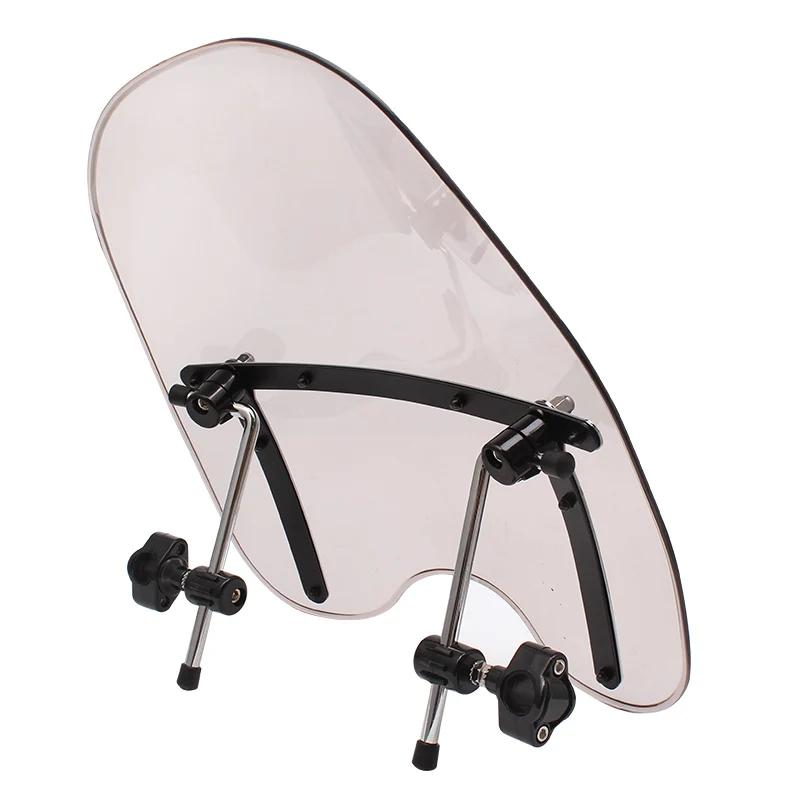 Universal Motorcycle Windshield Windscreen 22‑25mm Handlebar Mounting Riding Accessory