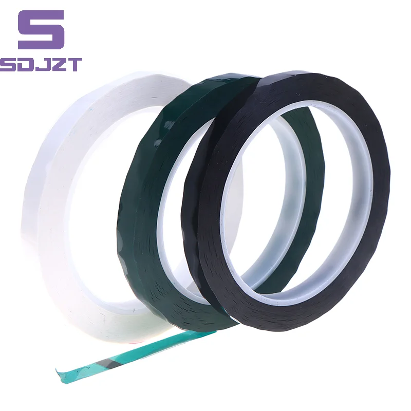 3/6/10MM 66M Graphic Whiteboard Tape Adhesive Chart Line Grid Electrical Marking Tapes High Temperature Resistant Pinstripe Tape