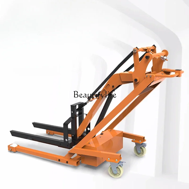 Forklift Small Electric Manual Simple Hydraulic Handling Articulated Lift Truck