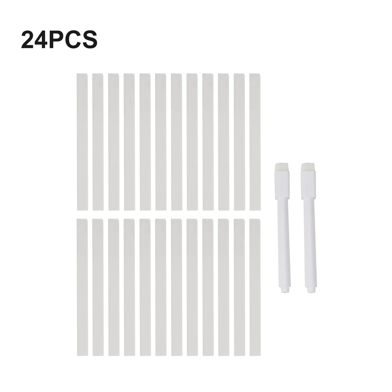 

24Pcs Acrylic Plant Label Tag Clear Blanks Plant Markers For Flower Beds Gardens Nursery Pots Garden Supplies