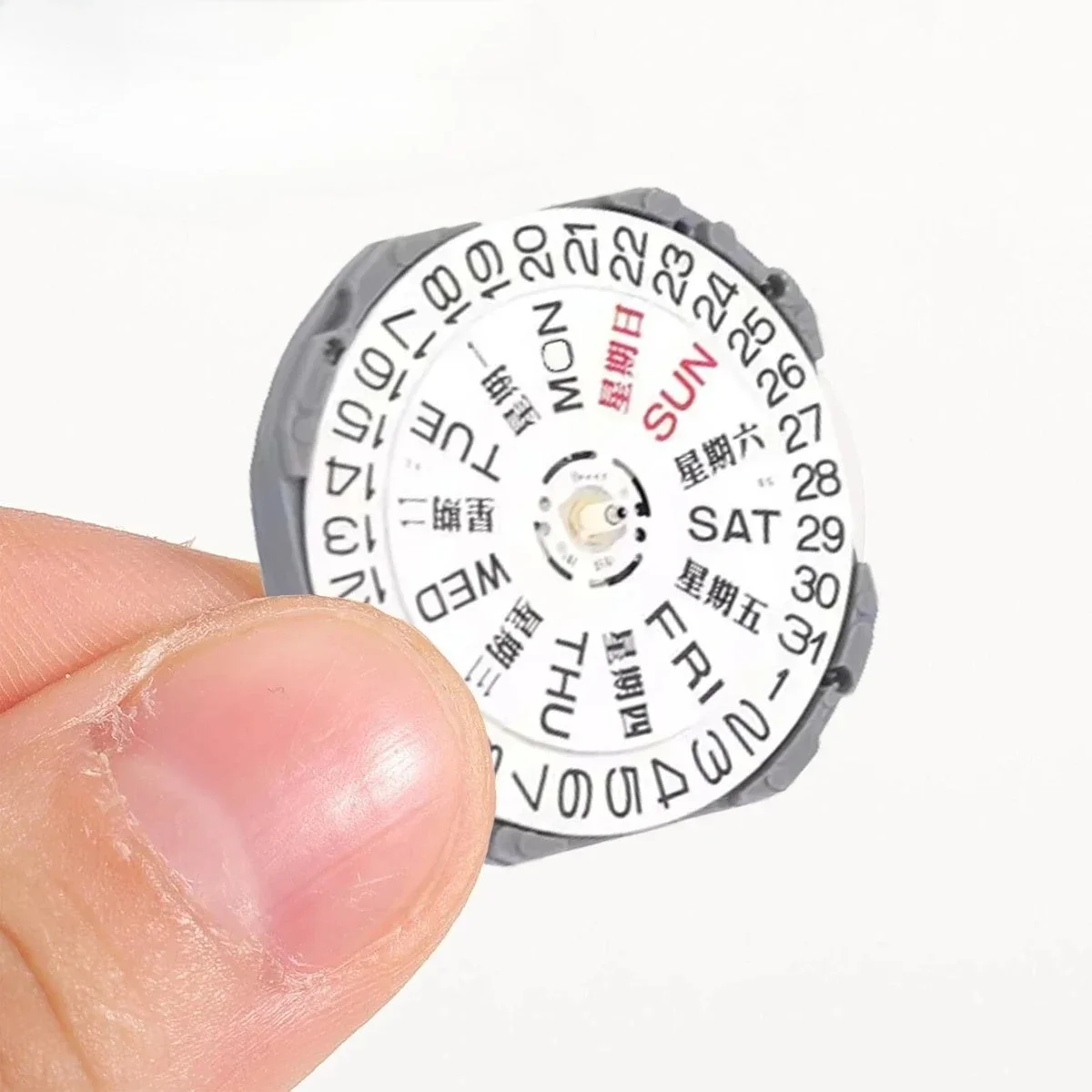 VJ33 VX12 VJ42 VC11 VJ53 VJ21 VJ12 VJ20 VJ24 Watch Movement Replacement Day Date Calendar Movement Watch Repair Parts Accessory view 5