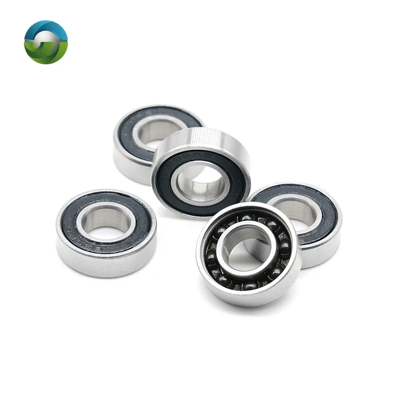 

1PCS 606 607 609 RS Hybrid Ceramic Bearing ABEC-7 Industry Motor Spindle Hybrids Si3N4 Ball Bearings 3NC HC