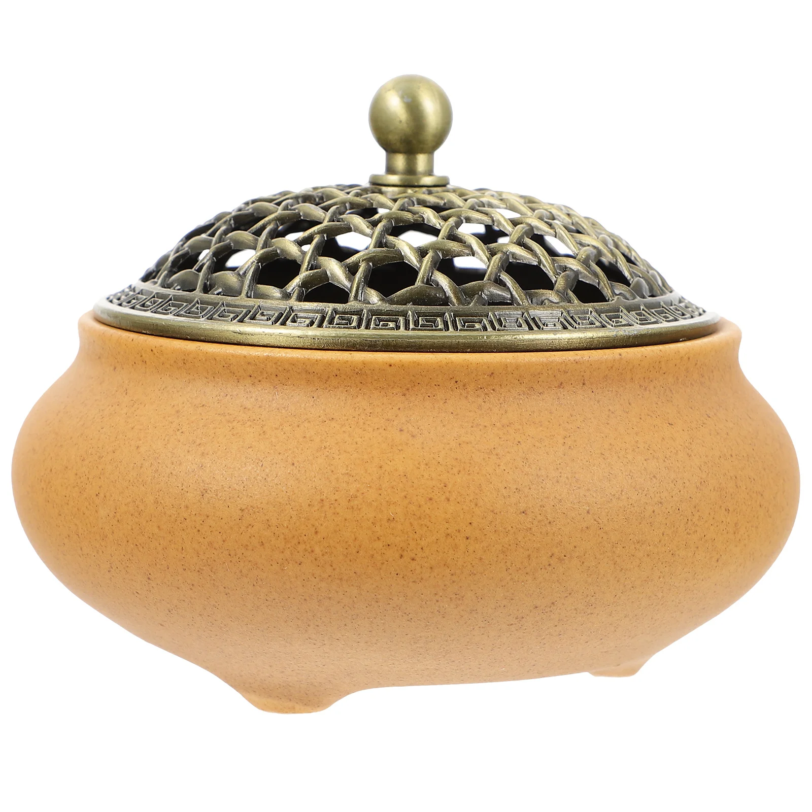

1Pcs Ceramic Incense Burner Home Decoration Aromatherapy Holder Creative Desktop Ornament for Living Room Office Yoga