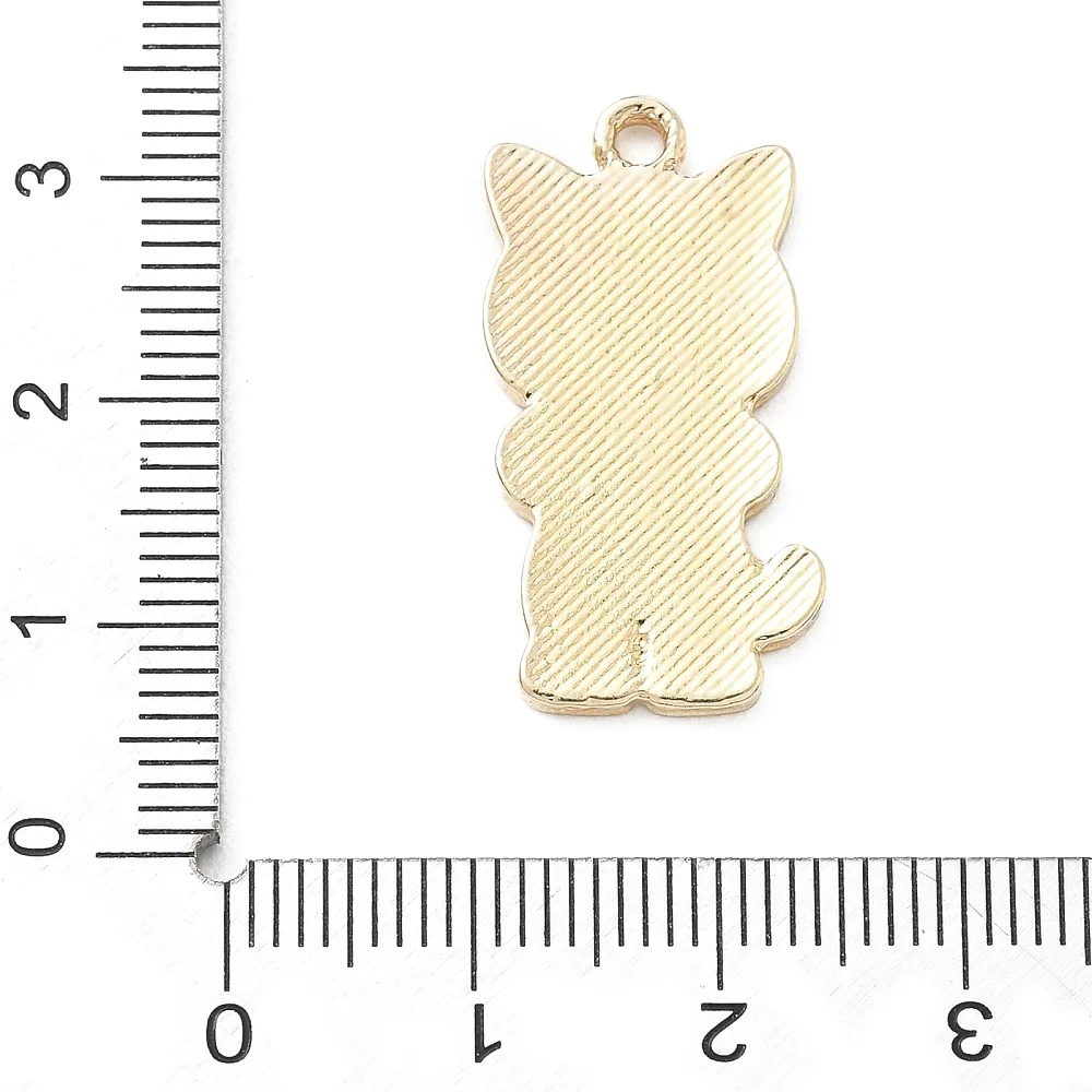 60pcs Alloy Enamel Cat Charms Cute White Cats Animal Pendants Bulk White for DIY Necklace Bracelet Handmade Craft Jewelry Making