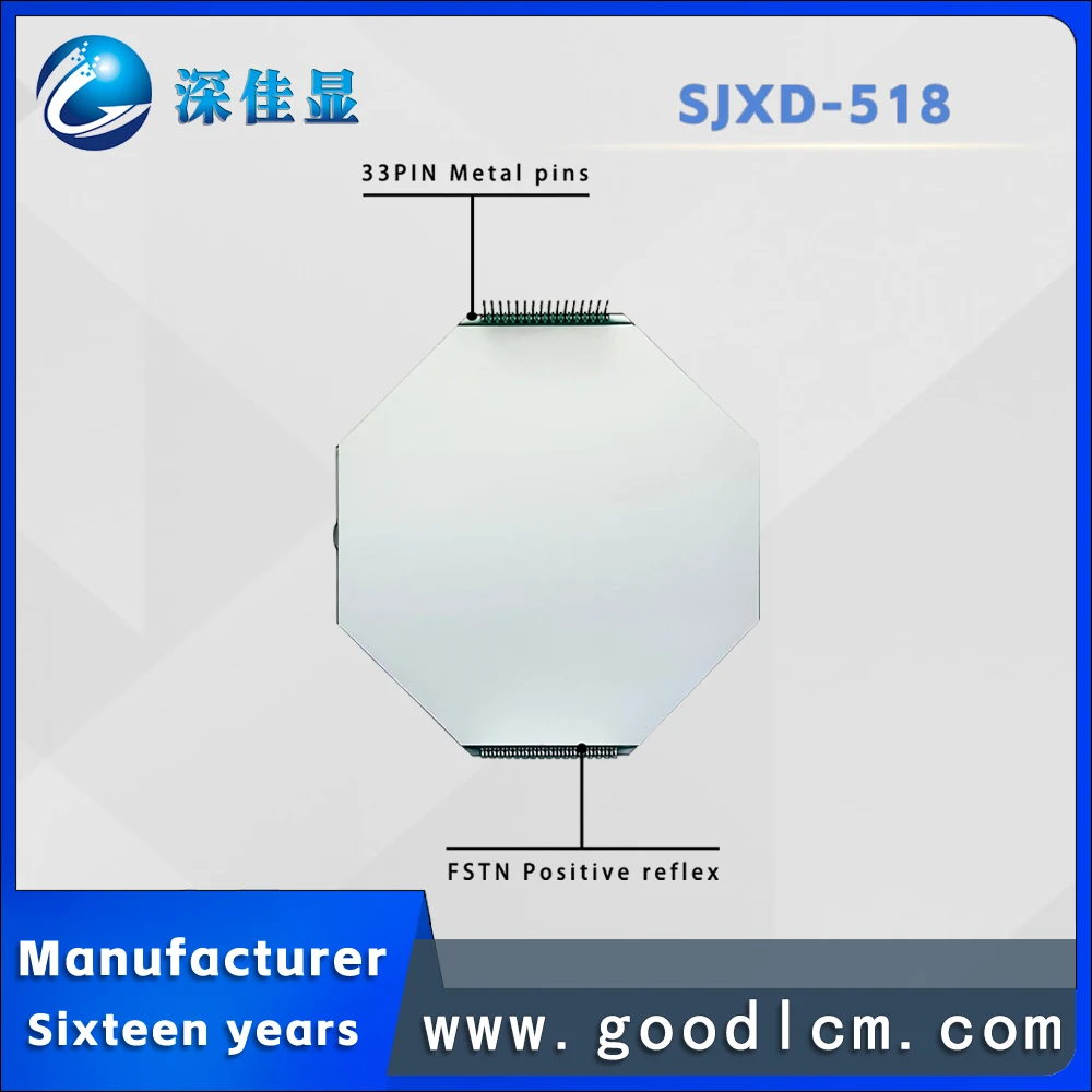 Wholesale customized irregular segment code screen high definition FSTN positive vehicle lcd display Low energy LCD module