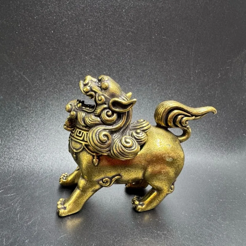 New Aromatherapy Lion Stove Brass Ancient Style Sky-facing Ornament Accessories