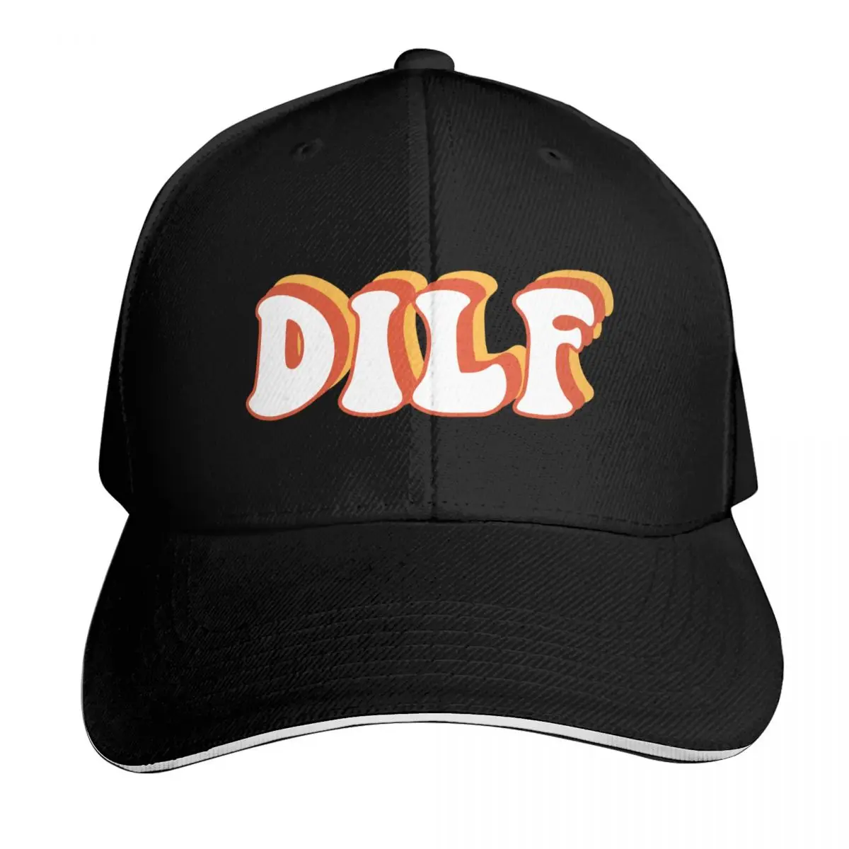 DILF Hunter funny Dilf meme Baseball Cap Sun Protection UPF 50+ Breathable Mesh Back Adjustable Buckle Closure
