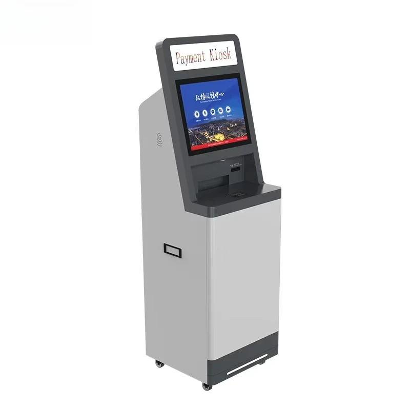 A4 file printing kiosk service device Android touch screen payment machine end point