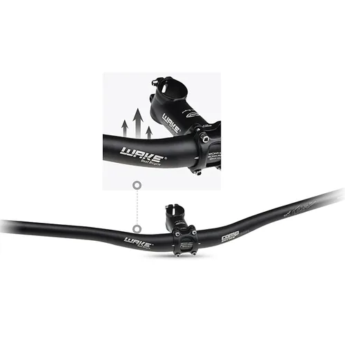 Imagen 2 del producto Manillar de bicicleta MTB, accesorios de manillar de bicicleta de aleación de aluminio, tamaño del mango 31,8*720/780mm, volante de ciclismo de carretera de montaña
