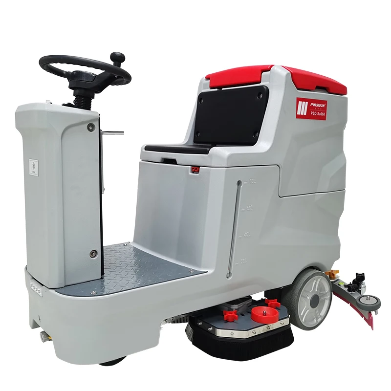 PSD-SA660 Chinese factory auto scrubber floor cleaning machine       