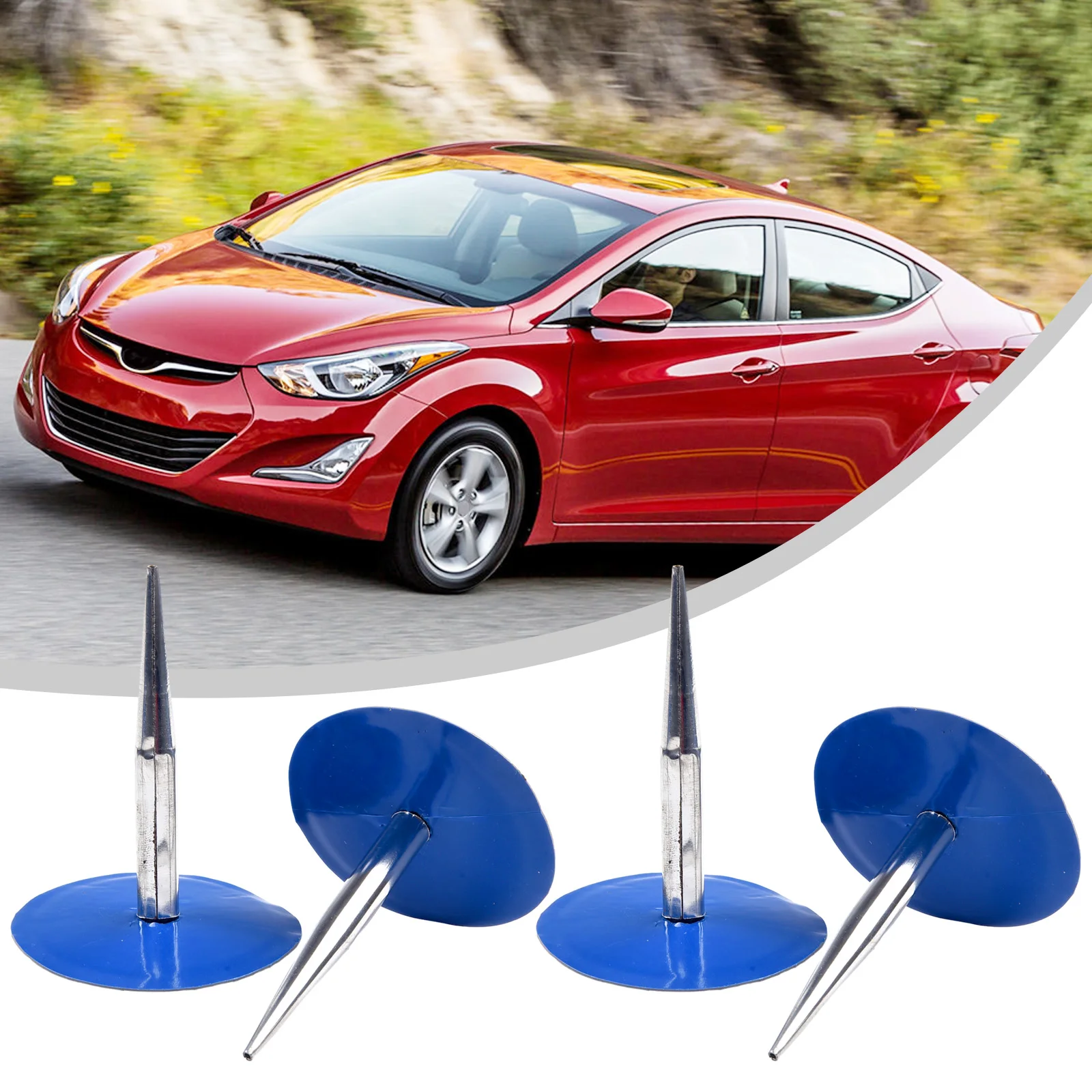 

Mushroom Patch Tyre Metal & Rubber Puncture Repair Wired Accessories For Car Vehicle Brand New Practical To Use