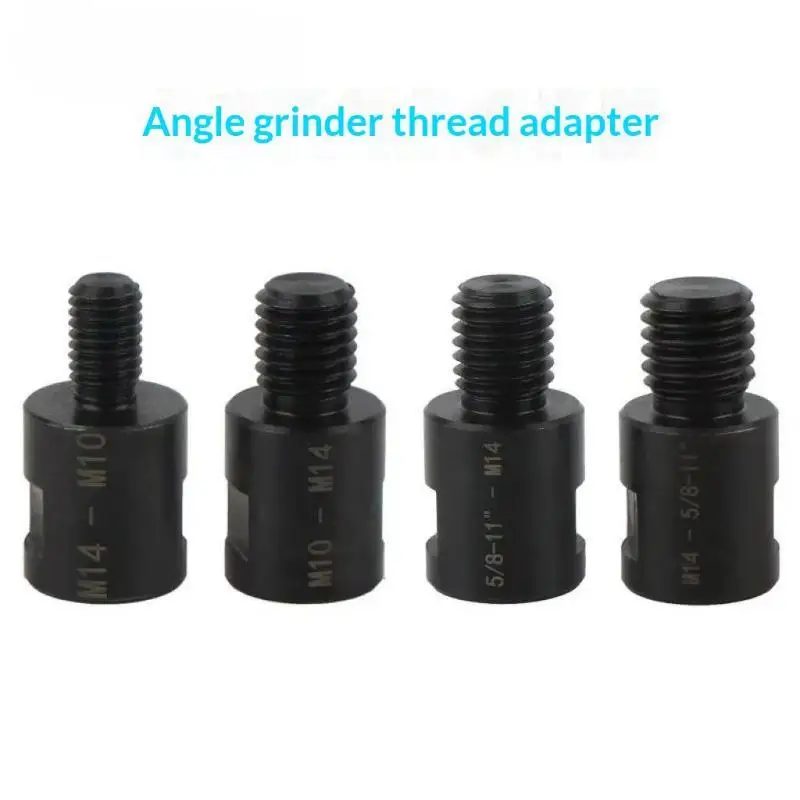 Angle Grinder M10 M14 5/8-11 Adapter Thread Converter Adapter Interface Connector Screw Connecting Rod Nuts Slotting 100 125Type