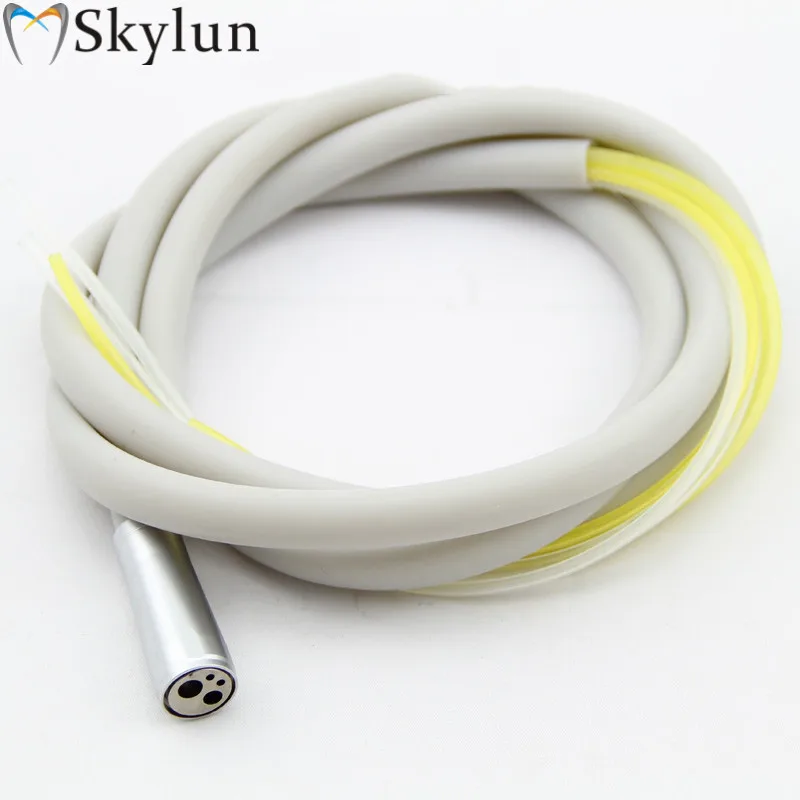 SKYLUN 10PCS Dental 4 holes High Speed handpiece Hose 4 Holes Tubing Silicone tube handpiece pipe with connector SL1113